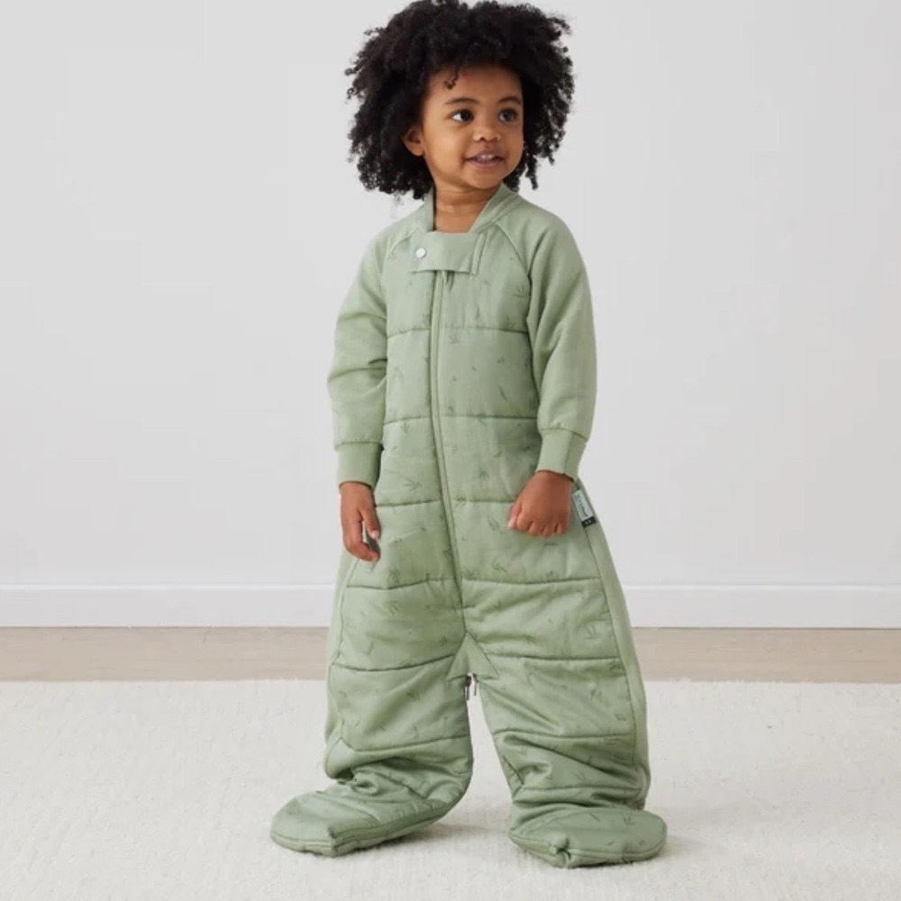 ergoPouch 3.5 TOG Sleep Suit Bag Willow Green Organic Cotton 8-24M NEW